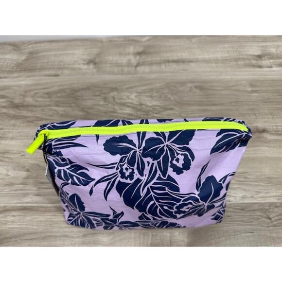 NWT Aloha Collection Mid Tutu INV Lilac/Navy Travel/Cosmetic/Utility Pouch - Picture 8 of 11